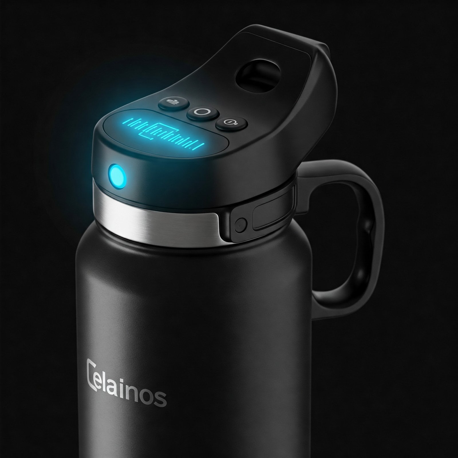 Botella de Agua Deportiva Inteligente con Recordatorio LED